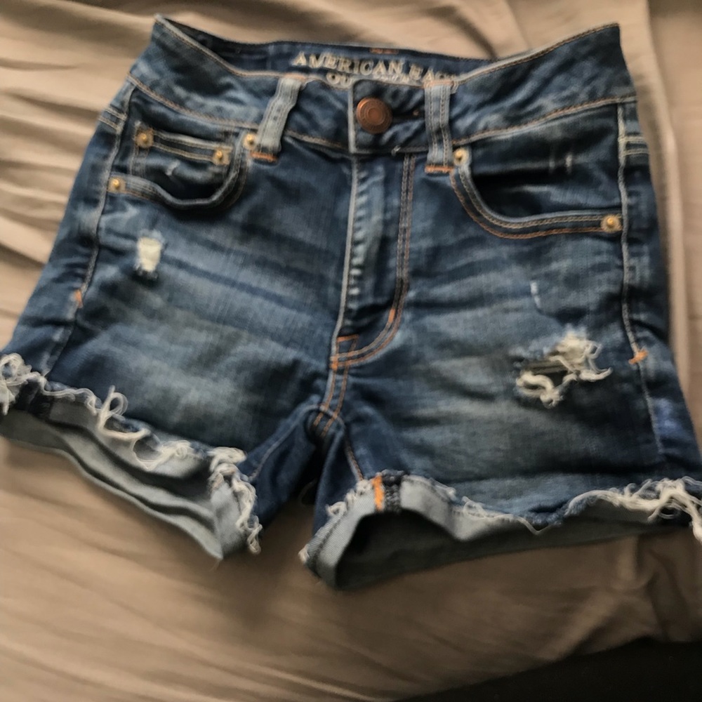 Navy Blue American eagle short